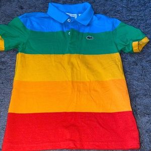 Boys Lacoste Polo size 8 fit like 6